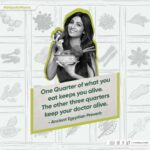 Shilpa Shetty Instagram - The food we put into our body is actually more important than the physical activity we put our bodies through. It’s a 70:30 ratio; 70 percent being food choices. Eat freshly made, simple, easily digestible - as opposed to heavy / canned / preservative-laden / extra spicy & processed foods, which are harmful for the body & the mind. Also, train your body and mind to eat food in moderate portions at regular intervals instead of eating large portions of food at once or skipping meals altogether. Smaller meals help in satisfying the appetite, stabilizing blood sugar levels, and providing nutrients to the body throughout the day. It helps effectively nourish the body and keep all kinds of ailments at bay. Make food thy medicine and eat mindfully. Swasth raho, mast raho! 💪🏼 . . . . . #ShilpaKaMantra #SwasthRahoMastRaho #eatright #healthylifestyle #cleaneating #healthyliving #GetFit2020