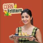 Shilpa Shetty Instagram - It’s a challenge to get kids to eat healthy without creating a fuss😅 One keeps experimenting, but creating something that hits that sweet spot of taste & health is no less than a miracle 🤣 These Corn Fritters are the perfect solution. They’re loaded with vitamins & minerals, are delicious, and are a hit with the kids & the adults. Team it up with the Curd Dip and they make for a great snack. Do try it out. @simplesoulfulapp . . . . . #SwasthRahoMastRaho #TastyThursday #SimpleSoulful #SSApp #Corn #snacktime #kidsspecial #fritters #breakfast #eatright