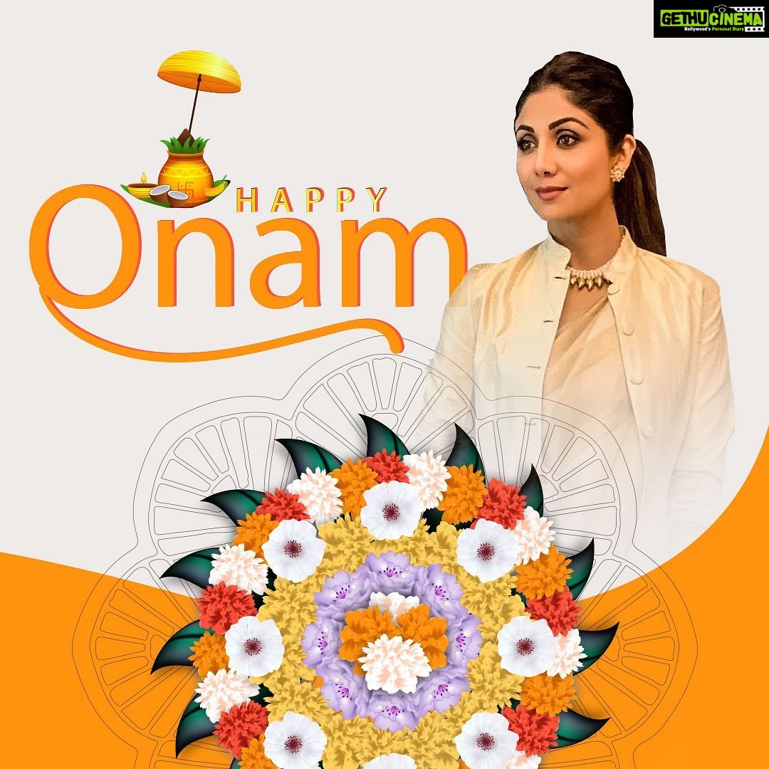 Shilpa Shetty Instagram - Onam Ashamsakal... Wishing you all a very Happy Onam🙏🏻🌻🌼🌸🌺🌹🌷 May this auspicious and colourful festival bring in a bountiful amount of blessings, love, and peace into your lives. Namaskaaram🙏🏻 . . . . . #Onam2020 #HappyOnam #Onam #FestivalsOfIndia #HarvestFestival #blessed #gratitude