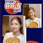 Shilpa Shetty Instagram - गणपति बप्पा मोर्या 🌺 It’s that time of the year and we’re all geared up to welcome Bappa into our homes this week🙏🏻 So, our recipe had to be something unique, sweet, and healthy. The Besan Coconut Barfi fits the bill perfectly! The celebrations all around us are subdued and sober in these times, but for everyone who wants to do something special while at home, do try out this recipe. It has no refined sugar and tastes just as good😍You can also shape them into modaks, and if you want to make them vegan you can use peanut/coconut oil. They taste equally good😅 made a separate batch for @rajkundra9 who is vegan; he loved them. If you have any special recipes to welcome Bappa, do share them in the comments below😊🙏🏻 @simplesoulfulapp . . . . . #GaneshChaturthi #SwasthRahoMastRaho #TastyThursday #QuarantineSpecial #QuarantineLife #StayHomeStaySafe #SSApp #RecipeOfTheWeek