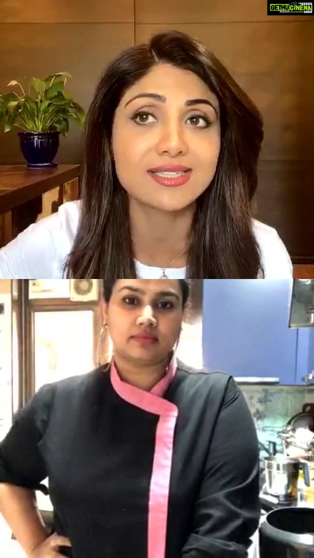 Shilpa Shetty Instagram - Most of us have become wannabe chefs and bakers during this lockdown and the art of baking is only made easier with tips from my friend and famous Pastry Chef @poojadhingra. Do check out our chat and the quick and easy ‘Rava’ cake she made without refined sugar❤️🌈🍰 Enjoy and Bake (this lockdown) away 🙏 . . . . . #FiresideChatWithSSK #SwasthRahoMastRaho #bakersofinstagram #bake #baking #cakes #tips #hacks #StaySafeStayHome #COVID19 #IndiaFightsCorona
