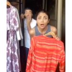Shilpa Shetty Instagram - Nazar hati, Durghatna ghati, Sacchai pata chalne par, Pit gaye humaare pati😂😂🤪🤪 . @rajkundra9 Things you do to entertain yourself!!🤪🤦🏽‍♀️😂 Some mid-week respite 😅 . . . . . #HusbandWife #lockdown #fun #laughs