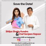 Shilpa Shetty Instagram - One of our biggest worries these days is to provide a wholesome meal to our families with whatever resources we have at home. So, we have one of the pioneers in the food business Chef @sanjeevkapoor, and we together will do a LIVE chat on innovative ways to use available resources. We’ll also be talking about the benefits of various foods in these times, some really useful kitchen hacks, ways to beat the heat, and so much more! We’ll also share some fun anecdotes🤭! Can’t wait for this fireside chat. You guys can join in too! We’ll be going LIVE on Saturday, April 25, at 5:00 pm IST on Instagram (@theshilpashetty). Look forward to seeing you there. . . . . . #SwasthRahoMastRaho #GetFit2020 #FiresideChatWithSSK #IndiaFightsCorona #COVID19