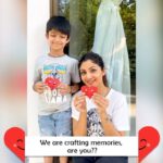 Shilpa Shetty Instagram - It’s a dichotomy of emotions. I am concerned about what’s happening around us while we are hoping and praying for the situation to get better across the world, I’m also valuing and spending extra time with Viaan every day. We spent this morning creating these little love notes for each other. I genuinely value these moments. We are crafting memories, are you? These are challenging times. You too can take up this #CraftingMemories challenge and make this time memorable for your kids! ~ Today, I’m grateful for this time that I can spend with my child and I pray that may all the children in pain and suffering be blessed with love . . . . . . . @indiacraftingmemories @fevicreate @momspresso #CraftingMemories #Gratitude #MomSonTime #20DaysOfGratefulness #Day6