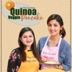 Shilpa Shetty Instagram - Not too long ago, I asked you to send in your best recipes for a chance to make it here with me. For among the treasure of healthy recipes that came in, Krishna Joshi's (@krjo25) Quinoa Veggie Pancake was the winner and it is also the recipe of the week! I enjoyed making them with Krishna and trust me, it is really good! So, keep sending in your recipes and you could be our next winner! #SwasthRahoMastRaho #TastyThursday #GetFit2020 #Quinoa #healthyrecipes #cleaneating