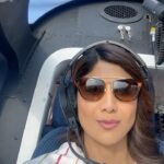 Shilpa Shetty Instagram - Ready Shetty Go! 🚁 #flying #blessings #gratitude #shirdi #trip