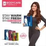 Shilpa Shetty Instagram - This winter, I am opting for @bodycarethermals. Designed with anti-bacterial technology, they not only keep you warm, but healthy and fresh too. I choose Bodycare for my family. What about you? #BodycareWinterCare #StayWarmStayFresh #BrandAmbassador