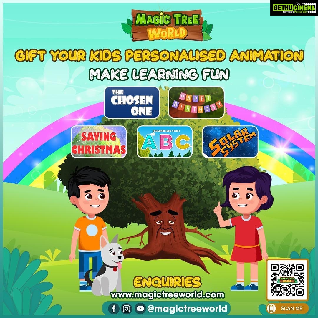 Shilpa Shetty Instagram - Hey InstaFam, It’s Children’s Day and a great opportunity to put a smile on your kids faces... Do check out @magictreeworld, the world’s FIRST personalized animation site for kids. It’s time to make learning fun. Let the magic unfold for your kids. ~ #HappyChildrensDay #animation #makelearningfun #gift #happiness #surprise #kids #stories #first