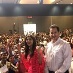 Shilpa Shetty Instagram - Thank you so much for all the love and for such a warm welcome, @jiotalks! The energy and vibe were so infectious... Hope I was able to answer all your health-related queries🙏🏼🤗 I had a lot of fun interacting with you all! Should do this more often😄😄 #SwasthRahoMastRaho #EventDiaries #JioTalks #health #fitness #fitfam #fitnation #fitstagram #speaker #motivation #fridayvibes