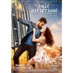 Shraddha Kapoor Instagram – #HalfGirlfriend, FULL nervous!!! Here is our second poster. Trailer out tomorrow! #19thMay @mohitsuri @ektaravikapoor @chetanbhagat @arjunkapoor ⛹🏻‍♀️⛹🏻💑❤️