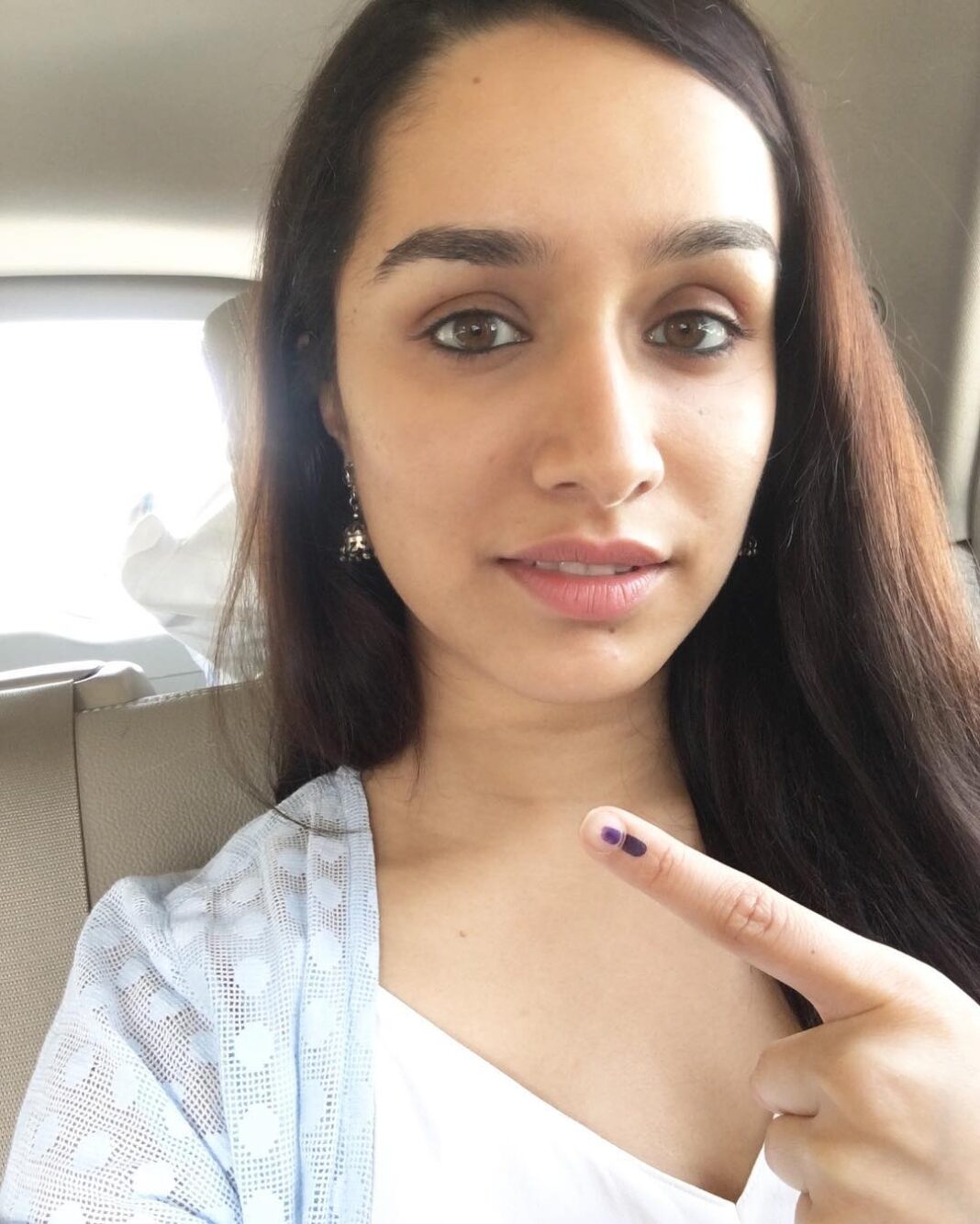 Shraddha Kapoor Instagram - Done voting. Please exercise your right to vote!