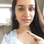 Shraddha Kapoor Instagram - Done voting. Please exercise your right to vote!