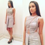 Shraddha Kapoor Instagram - #AboutLastNight Styled by my fabulous @tanghavri Wearing @rohitgandhirahulkhanna & @aldo_shoes hair & make up by the awesomely talented @nidhichang @meldemuredsouza #GlobalCitizenIndia ❤️