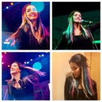 Shraddha Kapoor Instagram - Thank you @shifstershetty for my rainbow hair! ✨🌈💕❤️
