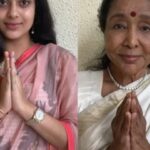 Shraddha Kapoor Instagram – Just wow @asha.bhosle @zanaibhosle @chin2b