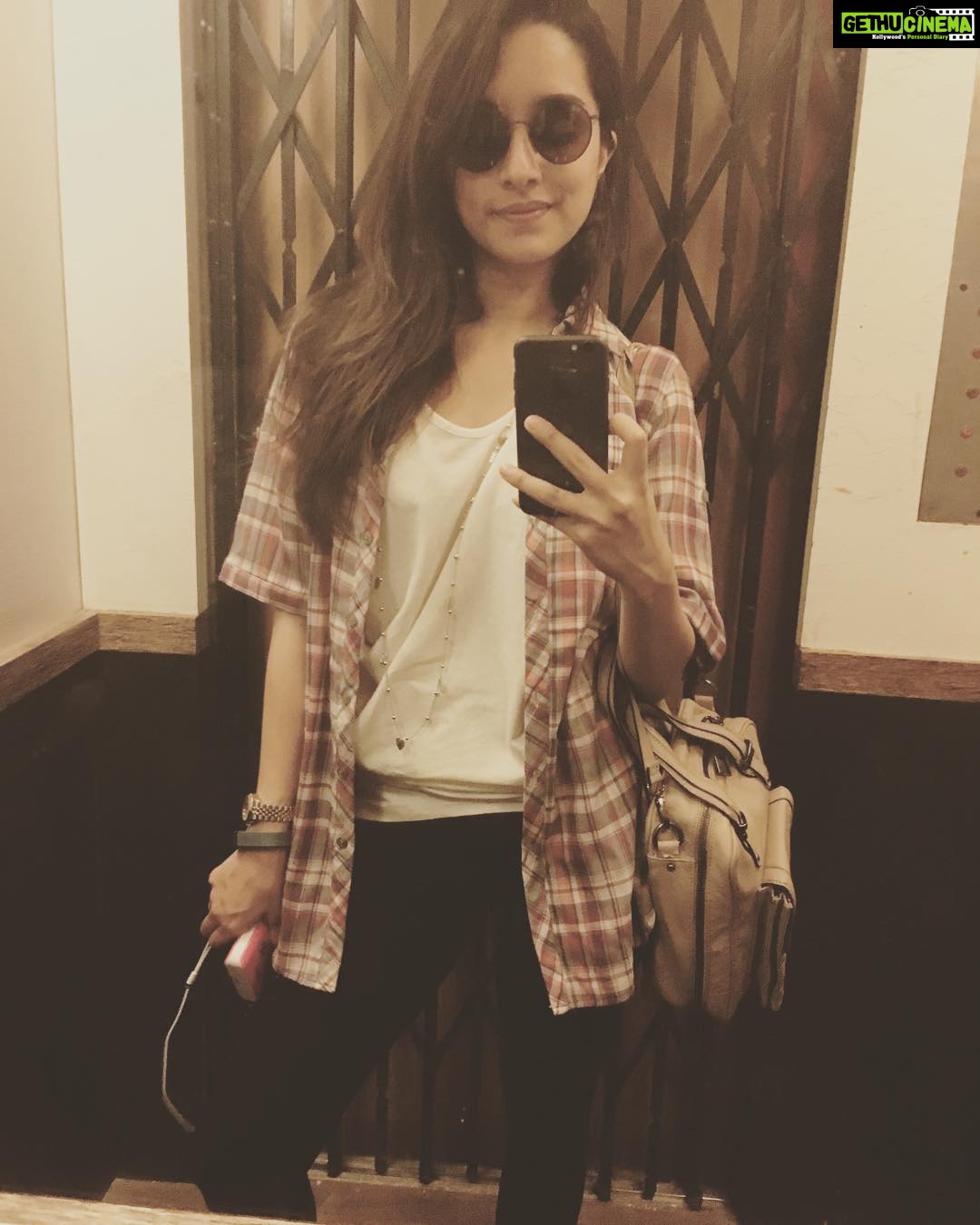 Shraddha Kapoor Instagram - Wearing one of my oldest, special shirts coz it's a special special day today 😀 #OldIsGold
