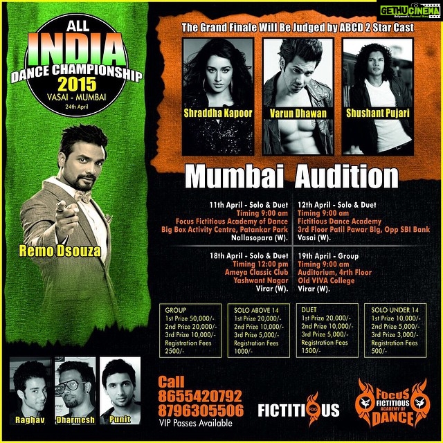 Shraddha Kapoor Instagram - Get ready for the All India Dance Championship. 👊✌️