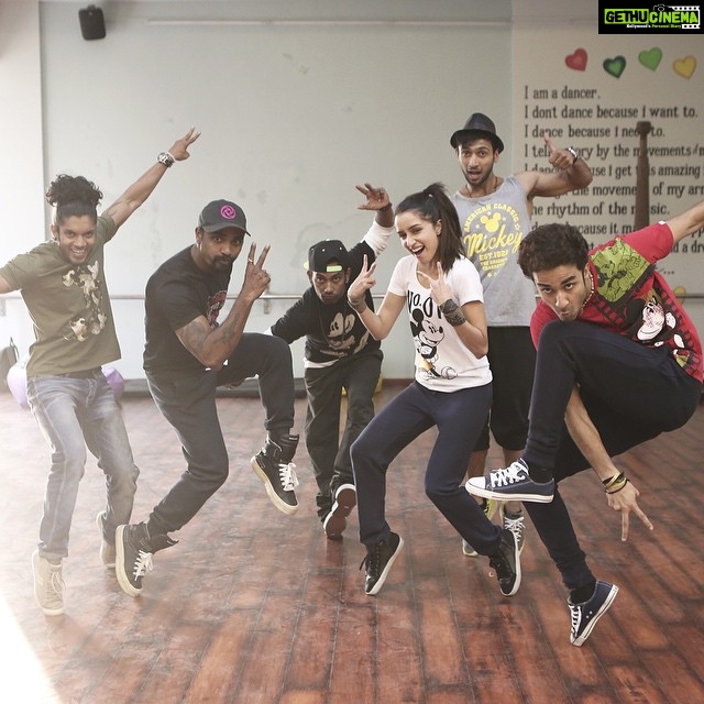 Shraddha Kapoor Instagram - It's all about the dance yaaaaar! #ABCD2 :)