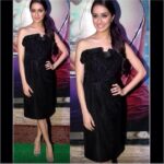 Shraddha Kapoor Instagram - In Armani and Choos styled by the amazing @tanghavri :) :) for the #EkVillain success bash!