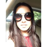 Shraddha Kapoor Instagram - Aaj din hai sunny sunny in #Delhi! #EkVillain promotions. @nishakundnani thanks for these cool #Prada shades