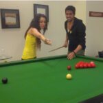 Shraddha Kapoor Instagram – Some snooker-fun between #EkVillain promotions #27thjune