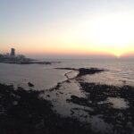 Shraddha Kapoor Instagram - View from #Villain shoot location yesterday #HajiAli #Mumbai #Sunset #NiceNa?