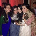 Shraddha Kapoor Instagram - Childhood friends engagement party. #sohappy #celebrations #buddies #mumbai #sabyasachi outfit - styled by nisha kundnani #love