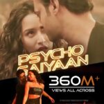 Shraddha Kapoor Instagram - 🥰🖤❤️#Repost @tseriesfilms with @get_repost ・・・ Over 360 Million+ ‘Die Hard Fans’ grooving to the Tunes of #Psycho Saiyaan! @actorprabhas @sujeethsign @neilnitinmukesh @arunvijayno1 @sharma_murli @evelyn_sharma ‪@maheshmanjrekar ‬@mandirabedi @apnabhidu @chunkypanday @tanishk_bagchi @dhvanibhanushali22 @sachettondonofficial #YazinNazir @anirudhofficial @uvcreationsofficial @bhushankumar @tseries.official