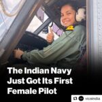 Shraddha Kapoor Instagram - These stories are amazing ✨💜 #GirlPower #Inspiration #Repost @viceindia with @get_repost ・・・ While the Indian Navy as an institution has been around since the 17th century, until 1992, women weren’t allowed to be a part of the troops. They were instead relegated to a life of rescue missions at medical camps, only allowed to play second fiddle to the fighter pilots. But now, 24-year-old sub-lieutenant Shivangi—who only goes by her first name—has just officially become the Indian Navy’s first female pilot. She has been tasked with flying a Dornier aircraft, which is a multi-purpose light transport aircraft. Head to the link in bio to know why this girl from Bihar decided to join the Navy, what her responsibilities include, and how she overcame all the odds to achieve her goal. Picture Credits: Indian Navy #WomenEmpowerment #IndianNavy #Achievement