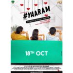 Shraddha Kapoor Instagram - My brothers next release! #YAARAM @siddhanthkapoor @_prat @its_ishitaraj Directed by @itsovaiskhan releasing on 18th October ❤️