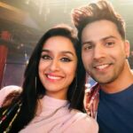 Shraddha Kapoor Instagram – Last day of the Dubai schedule @varundvn 💃🏻 #STREETDANCER3D @remodsouza #PrabhuDeva @norafatehi 💖