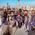 Shraddha Kapoor Instagram - This is us on top of the 02 arena! We had to climb up & then @varundvn & I had to remove all this gear & of course shoot in the freezing cold. P.S - my outfit was shorts & a crop top 😂🥶 @remodsouza @lizelleremodsouza @iamkrutimahesh @rahuldid @rajupaswan3gmail.com_ @prachityagi #WillDoAlmostAnythingForMyPassion #StreetDancer3D #LondonSched