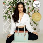 Shraddha Kapoor Instagram - Finally it's here!! Feeling ecstatic to present the Limited Edition 'Shraddha Kapoor Collection' by Baggit. For my love of pastels with hints of pop hues on refined, sophisticated silhouettes, this gorgeous range is all about Contemporary Classics! So go bag your favourite bag from my designer collection and refresh your wardrobe with chic, pastel hues! 👜💜 Shop now - www.baggit.com @baggitworld #shraddhakapoorcollection #mybaggit #madeinindia #shop #veganbags #crueltyfreefashion #bag #handbag #womensfashion #colab