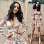 Shraddha Kapoor Instagram – Wearing @zimmermann thank you @lemill styled by @tanghavri make up @shraddha.naik hair @menonnikita for #BATTIGULMETERCHALU promotions 💡 releasing on 21st September