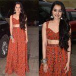 Shraddha Kapoor Instagram – Trailer launch day ❤️ wearing @nikhilthampi styled by @tanghavri assisted by @namdeepak make up by @shraddha.naik hair by @menonnikita #STREE