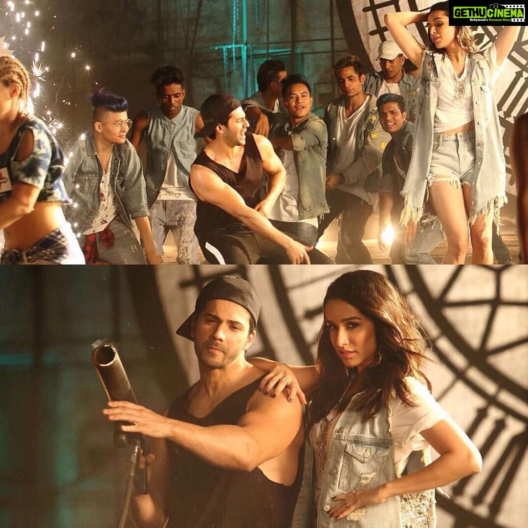 Shraddha Kapoor Instagram - #HIGHRATED #2018 Back with the gang! @remodsouza @varundvn @raghavjuyal @dharmesh0011 @punitjpathak @rahuldid @gururandhawa @tseries.official @shaleenanathani @archanawalavalkar @amitthakur_hair @artinayar 💃🏻💜