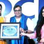 Shraddha Kapoor Instagram – Thank you so much #IFFI. Was special being recognized as a Youth Icon by 2 legendary people Mr. Subhash Ghai & my lovely aunt @padminikolhapure 🙃💜