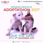 Shraddha Kapoor Instagram – #Repost @worldforallanimaladoptions (@get_repost)
・・・
Are you as excited as we are? Mark your calendars for Asia’s biggest stray adoption camp #Adoptathon2017 #AdoptAPet #AdoptAPetMumbai #AdoptADog #AdoptACat #Puppy #Kitten #Cat #Dog #KittensOfInstagram #PuppiesOfInstagram #CatsOfInstagram #DogsOfInstagram #AnimalAdoptions #AnimalRescueMumbai #AdoptDontShop #PuppyVideos #CutePuppyVideo #CuteKittenVideo