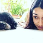 Shraddha Kapoor Instagram - Forever 🐶👩🏻‍🎤 #ShotOnIphoneX