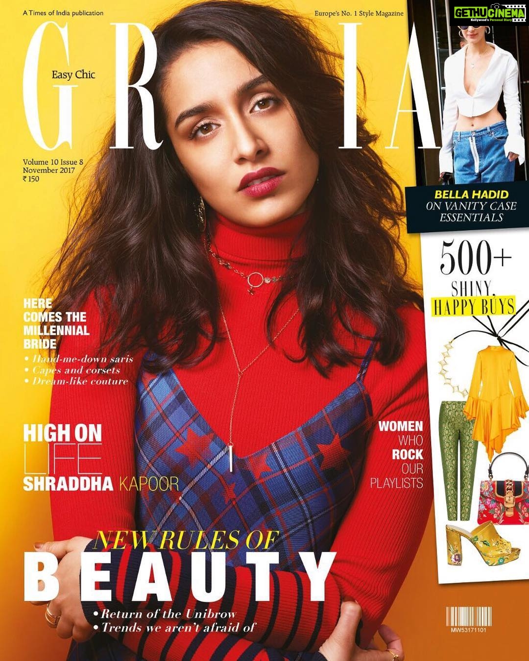 Shraddha Kapoor Instagram - This month 🙃 @graziaindia @pashamalwani @shraddha.naik @florianhurelmakeupandhair 🎈