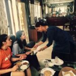 Shraddha Kapoor Instagram - Today at @nehwalsaina 's home. Being pampered by aunty. She made delicious poori,choley,kheer,halwa & a fruit/milk juice.