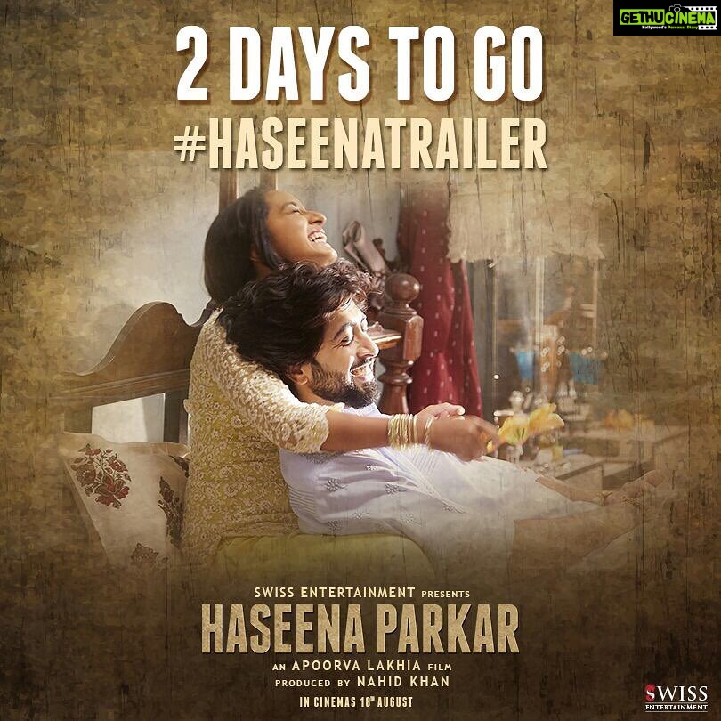 Shraddha Kapoor Instagram - 2 days to go for the #HaseenaParkarTrailer Very excited to share it with you all! ❤ #ApoorvaLakhia @siddhanthkapoor @ankurbhatia