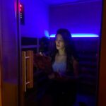 Shruti Haasan Instagram - Dubbing from home in my sauna/audio suite ! Such strange times - I never forget to thank the universe for my health and safety. I pray for everyone as I do everyday - these are dark times but we are people of light and strength if we choose to be ! Please stay safe and get vaccinated if you can 💜