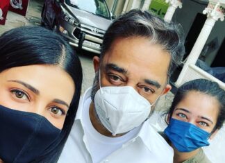 Shruti Haasan Instagram - Time to vote !!! @aksharaa.haasan @ikamalhaasan #mnm #torchlight