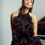 Shruti Haasan Instagram – 🖤🖤🖤 🎹 dress by @ShriyaSom, gold plated heart earrings, @TribeAmrapali, ‘Model S’ grand piano, Steinway & Sons, @furtadosmusic @graziaindia Jan 2021
Photographed by @aneevrao
Styled by @surbhishukla 
Fashion assistant: @thestyleattendant 
Hair and make-up: @devikajodhani assisted by @ritashukla22
Words: @barrynrodgers
PR: @p2communication