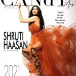 Shruti Haasan Instagram - 2021 vibes 🤎thanks @thecandymag for making me your cover girl !!!!!!here’s Vol 17, January 2021 Edition Cover Editor-in-Chief / Photographer: @studiodenz Creative Director: @farrahkader Fashion Stylist: @hemlataa9 Makeup Artist: @devikajodhani Hair Stylist: @ritashukla22 Assistant Stylist: @drashti_jasani1808 @shikha__goel_ @afsana_105 @styledby_niral @Jhalakjain23 Interview by: @ekal_deep_kaur Media Consultant: @p2communication Location: @blackframesstudios Wearing Gown: @rudrakshdwivedi , Boots: @nikitamhaisalkar , Jewellery: @batukbhaisonsjewellers