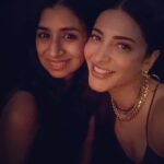 Shruti Haasan Instagram - I’ve known @shashamodi since I was seven. We’ve decided to come out tonight after years. It feels like we are back in the school bus cracking our own stupid jokes. Everything has changed and nothing has. I’m so thankful for a friend like Shasha who reminds me why true friends matter :) get yourself a Shasha. Oh wait she’s a limited edition 😁