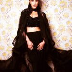 Shruti Haasan Instagram - 🖤 wearing @gauravguptaofficial styled by @jukalker 📸 @tushar.b.official