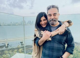 Shruti Haasan Instagram - He’s not just my dad he’s my favourite human 🖤 @ikamalhaasan Mumbai, Maharashtra