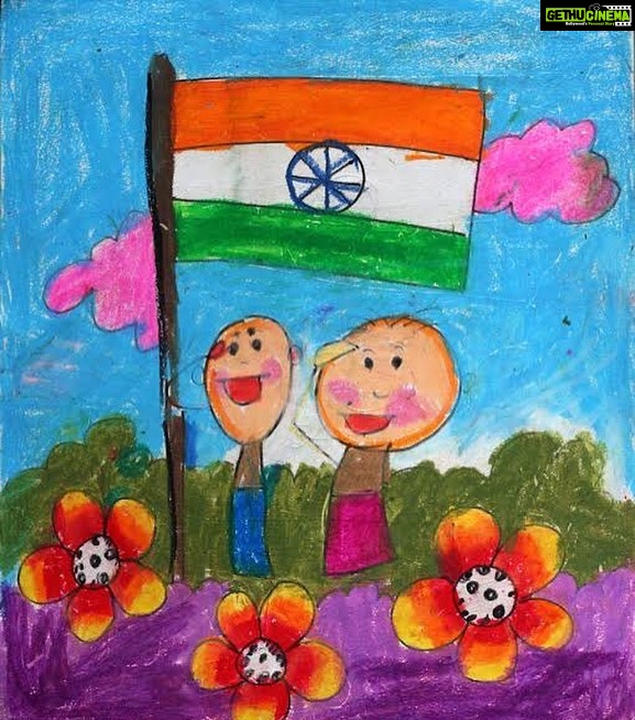 Shruti Haasan Instagram - HAPPY INDEPENDANCE DAY !! JAI HIND!! #proud #motherland #change #growth #acceptance #hope #understanding #unique ps- does anyone know which lovely child made this ? I love it
